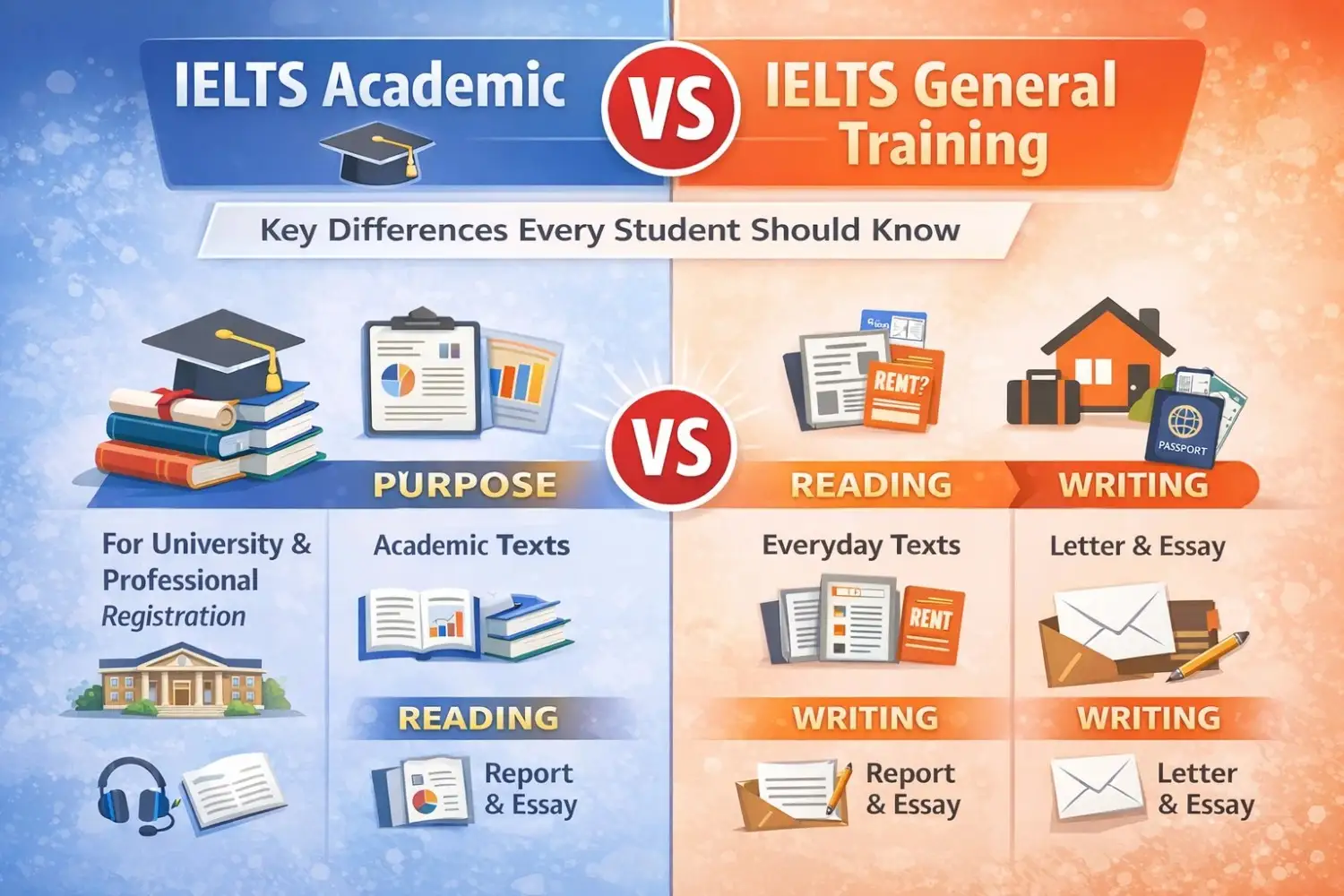 IELTS Academic Vs IELTS General – Which one to Take?
